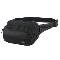 Τσαντάκι μέσης μαύρο POLO Double Square Waist Bag Black