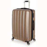 Large Hard Expandable Luggage 4 Wheels Stelxis 505 Gold