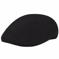 Καπέλο τραγιάσκα μάλλινο χειμερινό μαύρο Kangol Cap 504
