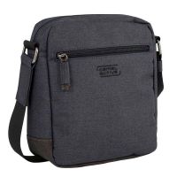 Τσάντα ώμου μπλε Camel Active Hong Kong Blue Crossbody Bag, πίσω όψη