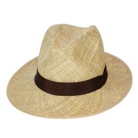 Summer Trilby Fedora Straw Hat