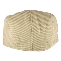 Men's summer cotton cap Kangol Stripes Hudson Beige