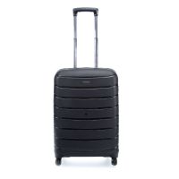 Cabin Hard Luggage 4 Wheels Titan Limit S Black