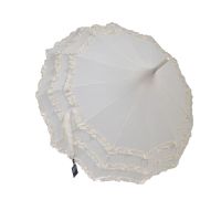 Long Automatic Wedding Umbrella  Vogue Ecru