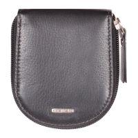Leather Coins Pouch Wallet Marta Ponti Platina Brown B225021