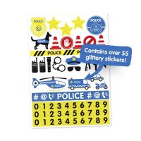 Βαλίτσα παιδική αστυνομικό αυτοκίνητο Trunki Percy the Police Car Luggage, αυτοκόλλητα