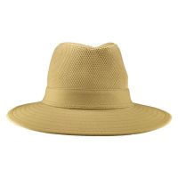Summer Cotton Hat With Ventilation Beige