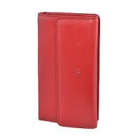 Πορτοφόλι γυναικείο δερμάτινο κόκκινο Carraro Colorado Women's Leather Wallet 108 Red.