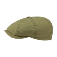 Summer Organic Cotton Cap Stetson Hatteras Delave Khaki