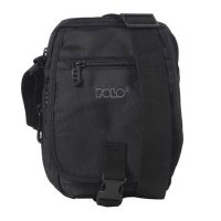 Τσαντάκι ώμου - χεριού επεκτάσιμο μαύρο POLO Vertical Expandable Medium Bag Black.