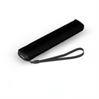 Ομπρέλα mini σπαστή μονόχρωμη μαύρη Knirps US.050 Ultra Light Slim Manual Folding Umbrella Black.