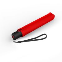 Ομπρέλα σπαστή αυτόματο άνοιγμα - κλείσιμο κόκκινη Knirps U.200 Ultra Light Slim Duomatic Folding Umbrella Red.