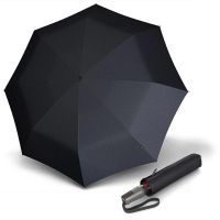 Automatic Open - Close Folding Escort Umbrella Knirps T.400 Duomatic X - Large Gents Prints Rhombus