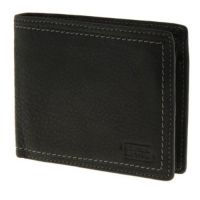 Leather Horizontal Wallet Camel Active 152-701-60 Black