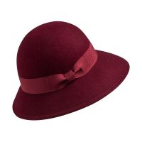 Women's Winter Wool Hat Bordeaux
