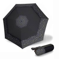 Super Mini Manual Folding Umbrella Knirps X1 Ecorepel Unity Black