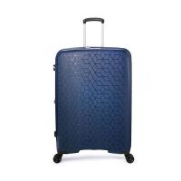 Large Hard Expandable Luggage 4 Wheels  Verage Diamond  Dark Blue
