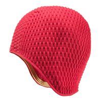 Ladies' Waffle Swimming Cap Fuchsia