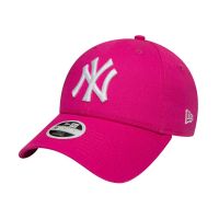 Summer Cotton Kids' Cap New York Yankees New Era 9Forty League Essential Fuchsia