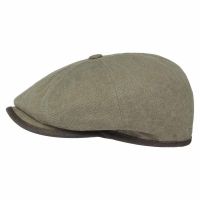 Summer Canvas Flat Cup Stetson Hatteras Seward  Olive