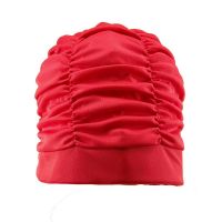 Σκουφάκι θάλασσας μονόχρωμο κόκκινο Lycra Swimming Cap Red