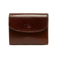 Leather Small Wallet Marta Ponti Tagus Cognac