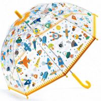 Kids Transparent Umbrella Djeco Space