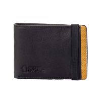 Leather Horizontal  Wallet National Geographic Volcano Black