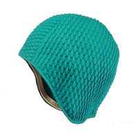 Ladies' Waffle Swimming Cap Petrol