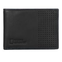 Leather Horizontal Wallet National Geographic Comet Black