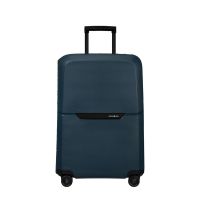 Βαλίτσα σκληρή 4 ρόδες μεσαία σκούρο μπλε Samsonite Magnum Eco Spinner 69/25 Midnight Blue