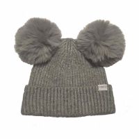 Knitted Ηat Lotus Chaos Light Grey