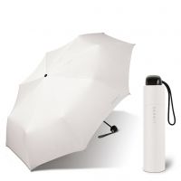 Ομπρέλα σπαστή μονόχρωμη χειροκίνητη μπεζ Esprit Manual Mini Basic Folding Umbrella Beige