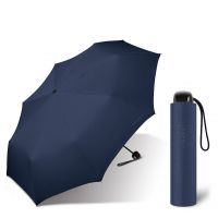 Ομπρέλα σπαστή μονόχρωμη χειροκίνητη μπλε Esprit Manual Mini Basic Folding Umbrella Blue