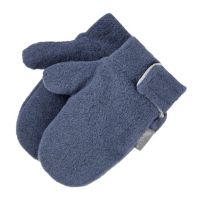 Γάντια παιδικά χούφτες fleece μπλε ραφ Sterntaler