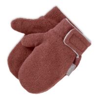 Fleece New Born Gloves Sterntaler Plum