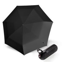Super Mini Manual Folding Umbrella Knirps X1 Ecorepel 2 Glam Black