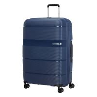 Hard Large Spinner Luggage American Tourister Linex 66 Deep Navy