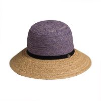 Καπέλο γυναικείο ψάθινο καλοκαιρινό λεβάντα Women's Straw Summer Hat