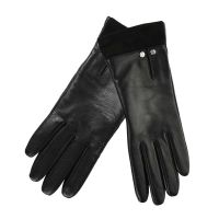 Leather Gloves  Guy Laroche 98879  Black