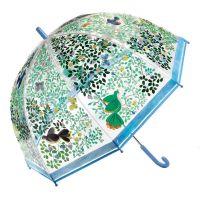 Ladies' Manual Transparent Stick Umbrella Djeco Wild Birds