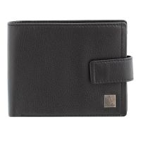 Leather Horizontal Wallet Dakar Wave DKB1106R Black