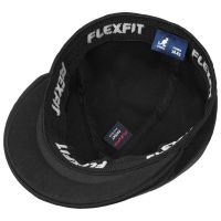 Καπέλο τραγιάσκα μαύρο Kangol Wool Flexfit 504