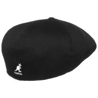 Καπέλο τραγιάσκα μαύρο Kangol Wool Flexfit 504