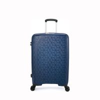 Medium Hard Expandable Luggage 4 Wheels  Verage Diamond  Dark Blue