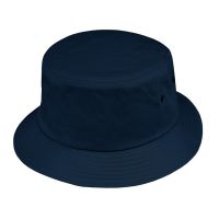 Καπέλο καλοκαιρινό βαμβακερό bucket σκούρο μπλε