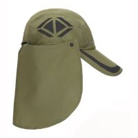 Summer UV Protection And Neck Cover CTR Nomad Sail Cap Dark Olive