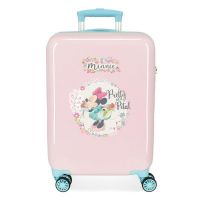 Cabin Hard Luggage Disney Minnie Mouse Florals Pink