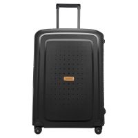 Large Hard Luggage 4 Wheels Samsonite S'Cure Eco Spinner 74 cm Black