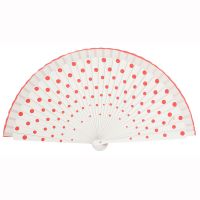 Wooden White Fun With Fuchsia Polka Dots Joseblay